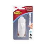 3M Command Haken oval L blanc, 1 Haken et 2 Streifen M, Traglast: 2.3kg