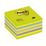 3M Post-it Würfel vert/bleu, 1 Block à 450 Blatt, 76x76mm