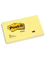 3M Post-it,Haftnotizen, yellow, der Klassiker, 127x76mm