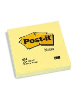3M Post-it,Haftnotizen, yellow, der Klassiker, 76x76mm