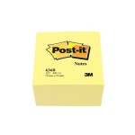 Post-it Fiche de bloc-notes Post-it 7,6 cm x 7,6 cm Jaune