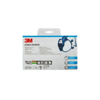 3M Atemschutzmaske, blau, gegen chemische Stoffe, 1 Stück 3M Atemschutzmaske, blau, gegen chemische Stoffe, 1 Stück