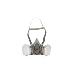 3M Masque de protection respiratoire pour travaux de peinture, gris, classe A2P2