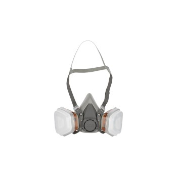 3M Masque de protection respiratoire pour travaux de peinture, gris, classe A2P2 3M Masque de protection respiratoire pour travaux de peinture, gris, classe A2P2