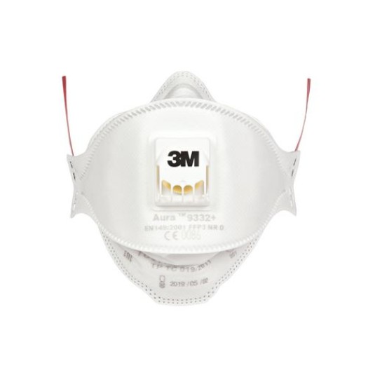 3M Masque de protection respiratoire Aura 9332+ FFP3, 5 pièces