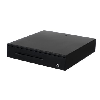 Cash drawer PCK-41 II black, RJ12, 24VDC, 4 notes, 8 coins places
