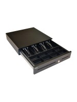 Kassenschublade  ECD410 black GCA, 24VDC, 4Noten/8 Münzfächer