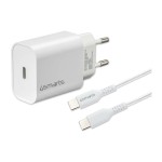 4smarts Wall Charger VoltPlug PD 20W+Kabel, USB-C zu USB-C Kabel