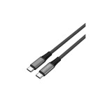 4smarts USB 2.0 USB-C cable, 1.5m, black , PremiumCord bis 100W Daten- and Ladecable