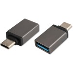 4smarts Adaptateur USB 3.0 2-Set Connecteur USB C - Prise USB A