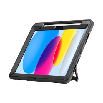 4smarts Rugged Case Grip Black, für iPad 10th Gen. 10.9