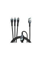 4smarts USB Ladekabel A-C/MB/L, 1.5m, PremiumCord, 18Watt Charging