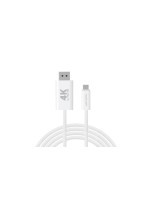 4smarts USB-C auf DisplayPort, 2m, Farbe: Weiss