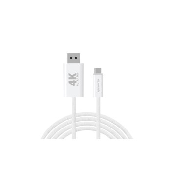 4smarts USB-C auf DisplayPort, 2m, Farbe: white 4smarts USB-C auf DisplayPort, 2m, Farbe: white
