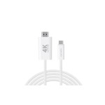 4smarts USB-C auf HDMI Stecker, 2m, Farbe: white