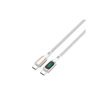 4smarts USB-C DigitCord, 3m, 100Watt, Farbe: Weiss 4smarts USB-C DigitCord, 3m, 100Watt, Farbe: Weiss