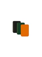4smarts Set de 3 portefeuilles RFID Noir/Vert/Cognac