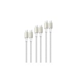 4smarts Câble USB Lot de 3 0.5m+1.5m+3m USB C - USB C