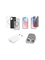 4smarts Value Set, 3 Cases, 3 Glas, Charger, iPhone 16