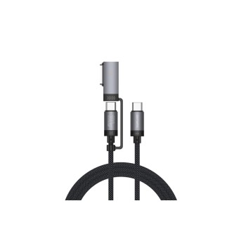 4smarts Magsafe 3 Adapter und USB-C Kabel, 100W, 2m, schwarz 4smarts Magsafe 3 Adapter und USB-C Kabel, 100W, 2m, schwarz