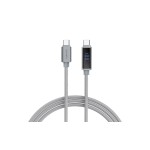 4smarts USB 2.0 USB-C Kabel, 1.5m, DigitCord bis 100W, 1.5m, grau