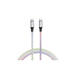4smarts Câble USB 2.0 USB-C RGBCord 60W USB C - USB C 1.5 m