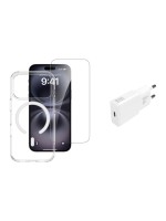 4smarts 3in1 Set, Glas, Cover, Charger, iPhone 17 Pro Max, MagSafe-Kompatibel