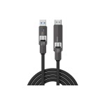 4smarts Câble ComboCord 4K 240 W USB Type-A/USB type C - HDMI, 1.5 m