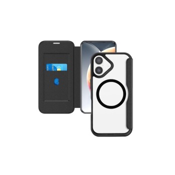 4smarts Urban Pro Flipcase, black , iPhone 17