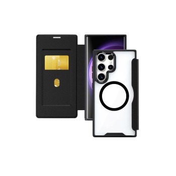 4smarts Urban Pro Flipcase, black , Galaxy S26 Ultra