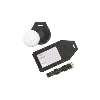 4SMARTS Finder SkyTag Duos, Schwarz, mit Kofferanhänger