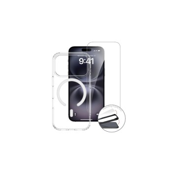4SMARTS 3in1 Premium Starter Set, MagSafe, iPhone 18 Pro / 17 Pro 4SMARTS 3in1 Premium Starter Set, MagSafe, iPhone 18 Pro / 17 Pro