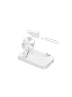4smarts Qi2 15 W / Station de recharge multiple MagSafe, blanche 15 W blanc