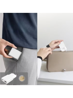 4smarts Chargeur mural USB PDPlug Duos Slim PD 20W 1xUSB-A et 1xUSB-C