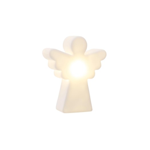 8 Seasons Design Figurine LED Shining Angel Micro, Blanc