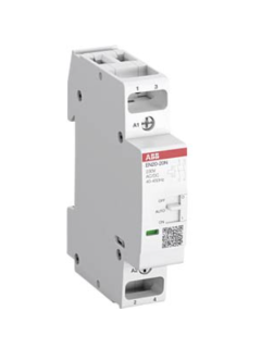 ABB 2-Kontakt-Installationsrelais, automatischer und manueller Ein-/Ausschaltmodus, 230-V-Wechselstromspule, 20 A ABB 2-Kontakt-Installationsrelais, automatischer und manueller Ein-/Ausschaltmodus, 230-V-Wechselstromspule, 20 A