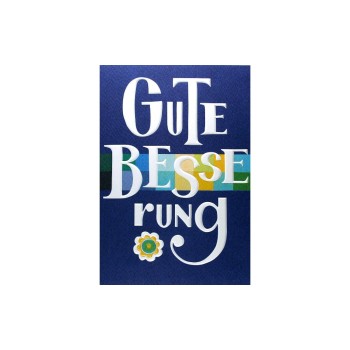 ABC Karte zur Genesung, Text, 11 x 17cm ABC Karte zur Genesung, Text, 11 x 17cm
