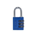 Abus Serrure à combinaison 144/30 B/DFNLI Bleu Aluminium