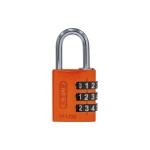 Abus Serrure à combinaison 144/30 B/DFNLI Orange Aluminium