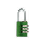 Abus Serrure à combinaison 145/20 Lock-Tag Vert Aluminium