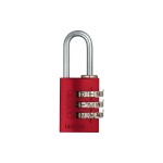 Abus Serrure à combinaison 145/20 Lock-Tag Rouge Aluminium