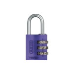 Abus Serrure à combinaison 145/30 Lock-Tag Violet Aluminium