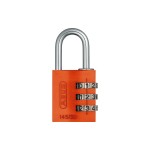 Abus Serrure à combinaison 145/30 Lock-Tag Orange Aluminium