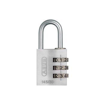 ABUS 145/30 silver with EAN Vorhangschloss, 46620 ABUS 145/30 silver with EAN Vorhangschloss, 46620