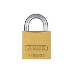 ABUS 55/25 vs. Vorhangschloss, Gold