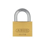 ABUS 55/50 vs. Vorhangschloss, Gold