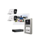 Abus ModuVis Set M + Video, Video-Türsprechanlage, 7 Teilig + 2 Kameras