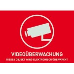 Abus Autocollant Vidéosurveillance DE 1 pièce, 148 x 105 mm