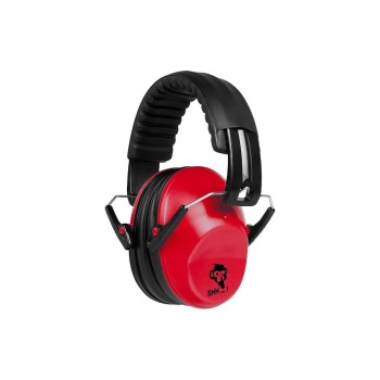 ACE SHH Kindergehörschutz Rot, Verstellbar, EN 352-1 Zertifiziert, -26dB