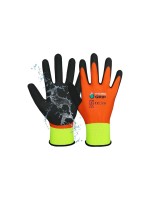 ACE HydroGrip Arbeitshandschuhe 2 Paar 07/S, Wasserfest, Profi Handschuhe, Doppel Grip